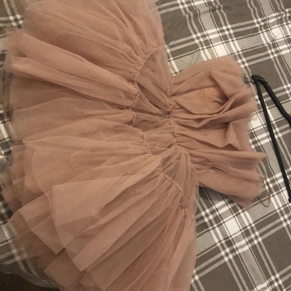 Pink/Nude Tulle Dress - Picture 3 of 3